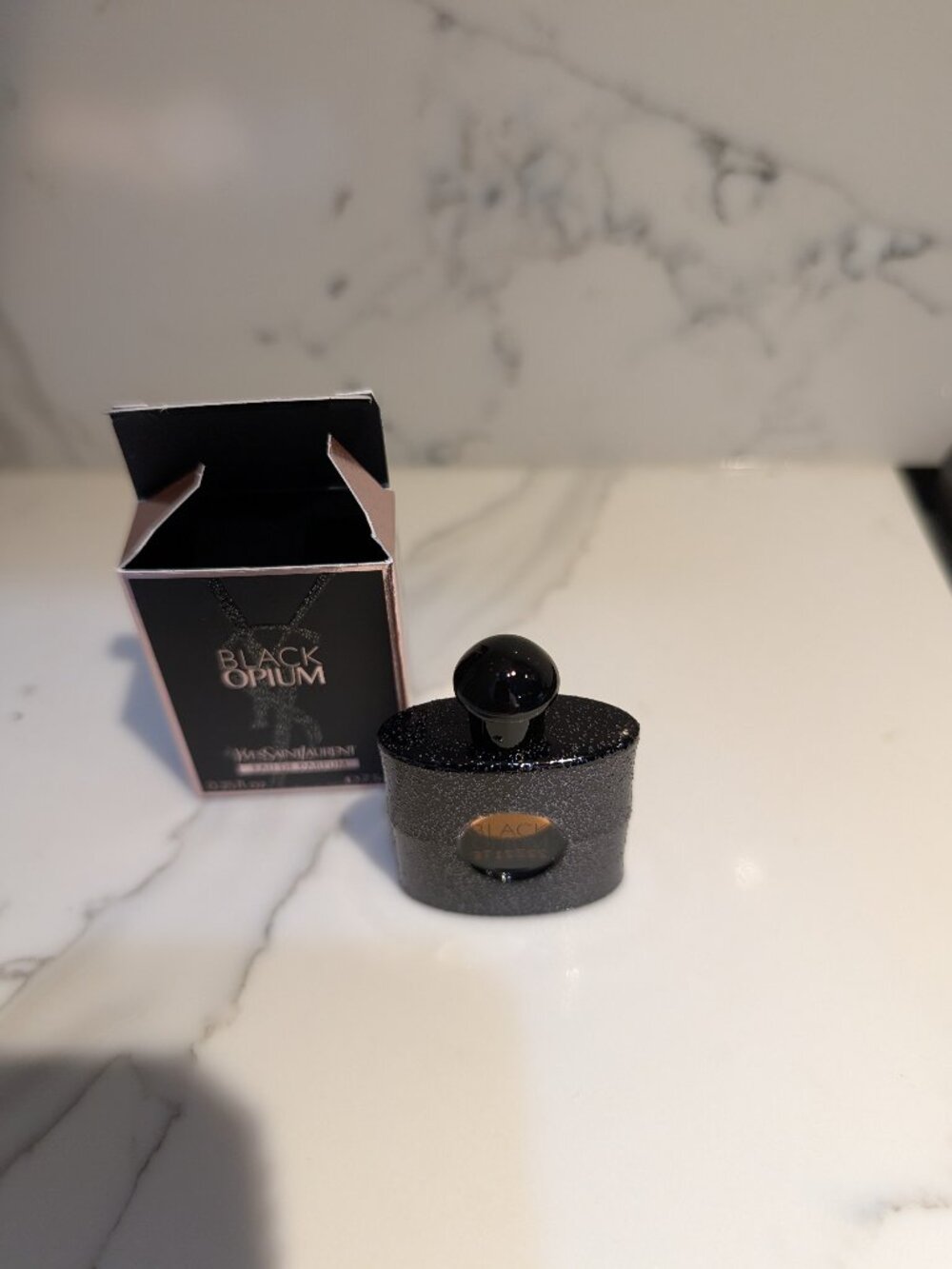 Yves Saint Laurent YSL black miniature collectible